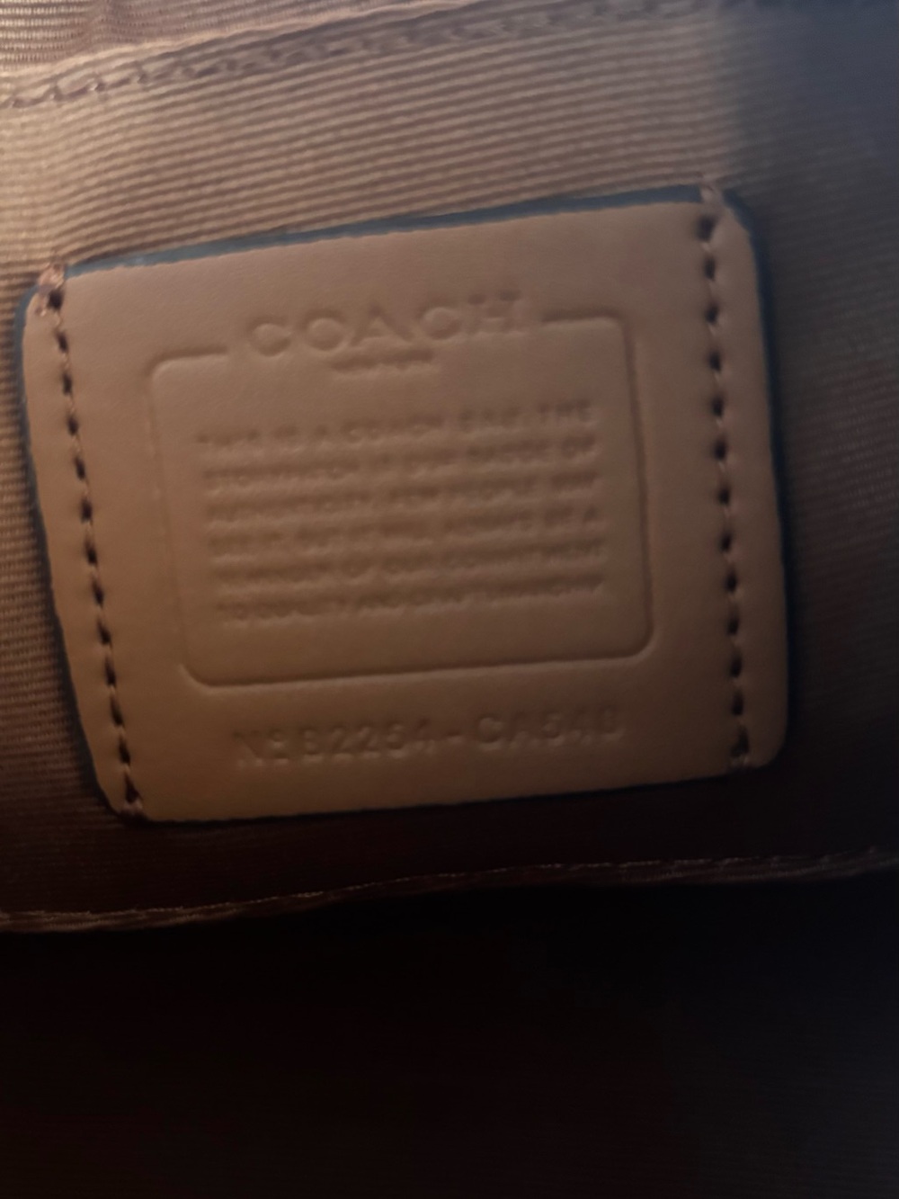 COACH Brown Signature Canvas Small Shoulder Bag - Picture 3 of 4